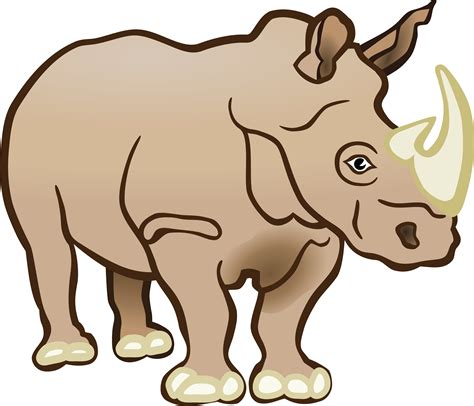 rhino clip art|printable pictures of rhinoceros.